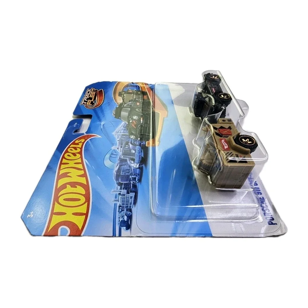 Hot Wheels Track Fleet Porsche 911 Off-Roader Black with Trailer HYT56 New - Picture 9 of 12